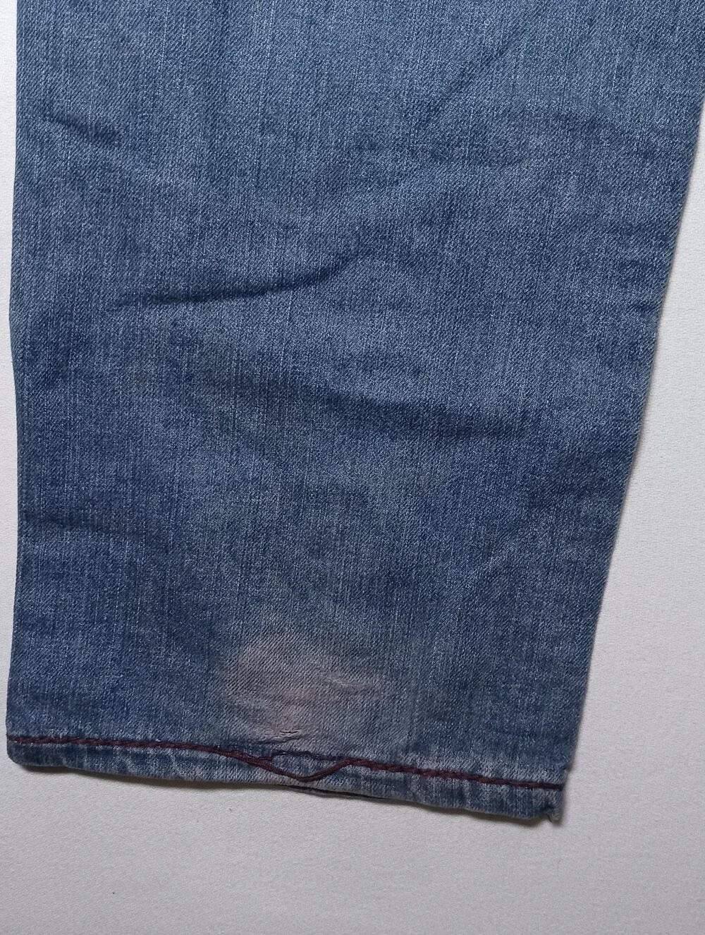 True Religion Mens Joey Super T Flap Pocket Relaxed Fit Jeans 38X34 Blue Denim